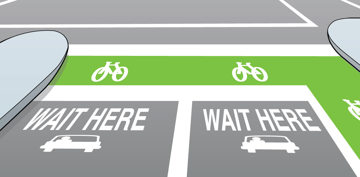 Image of a bike box