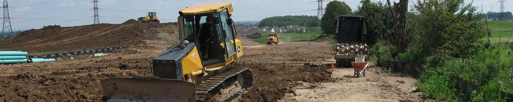 Construction of urban development